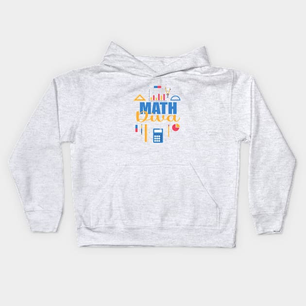 Math Diva Kids Hoodie by A Zee Marketing